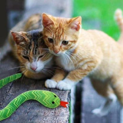 CiyvoLyeen Plush Snake Catnip Toys for Indoor Cats 5 Pack - Image 6