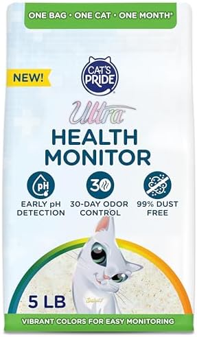 Ultra by Cat's Pride Health Monitor Color-Changing Crystal Cat Litter, 5lb by ULTRA