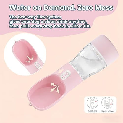Dog Water Bottle Portable Drinking Water Bowl & Food Container - Image 6
