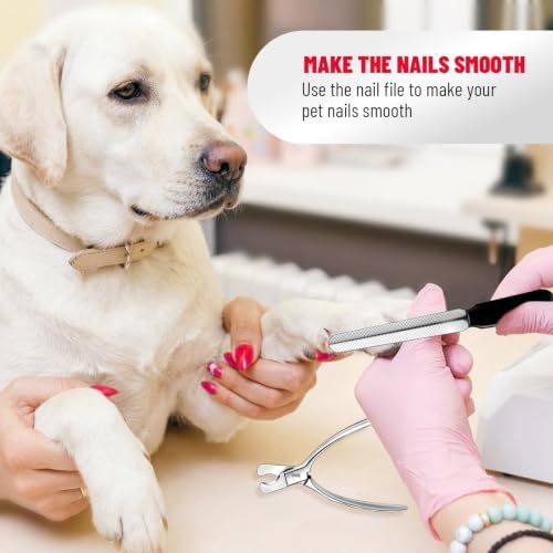 Large Dog Nail Clippers, Heavy Duty Thick Nail Trimmer with File - Image 7
