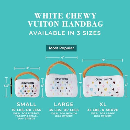 Haute Diggity Dog Chewy Vuiton Handbag Plush Dog Toy, Designer Parody Toy - Image 3