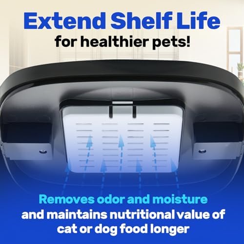 [12 Pack] Desiccant Bag for Petlibro Pet Feeder - Six-Month Supply Keeps Dog Food & Cat Food Dry + Fresh - Removes Moisture & Odors for Automatic Pet Feeders - Made from Silica, Carbon & Deoxidizer - Image 6
