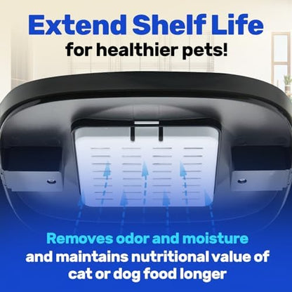 [12 Pack] Desiccant Bag for Petlibro Pet Feeder - Six-Month Supply Keeps Dog Food & Cat Food Dry + Fresh - Removes Moisture & Odors for Automatic Pet Feeders - Made from Silica, Carbon & Deoxidizer - Image 6