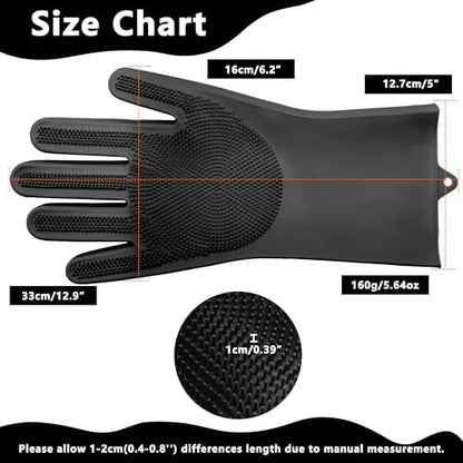 Pet Grooming Gloves—Dog Washing Gloves with High-Density Teeth - Image 2