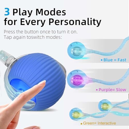 2 Packs Speed 2.0 Tail Interactive Cat Toys for Indoor Cats, Moving Cat Toy - Image 3