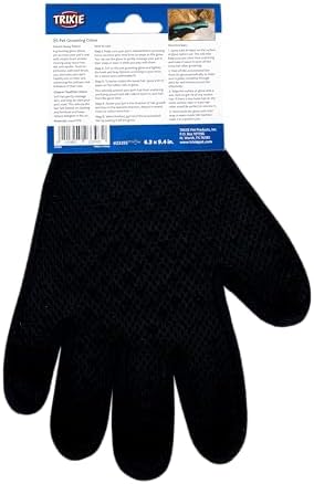 TRIXIE Pet Grooming Glove for Dogs and Cats, Cleans and Gently Softens Coat - Image 3