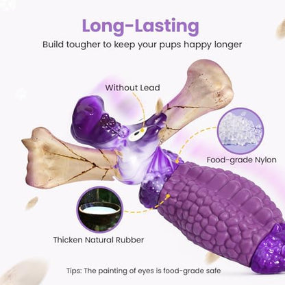 HGB Tough Dog Toys for Aggressive Chewers, Squeaky Indestructible Chew Toy - Image 4