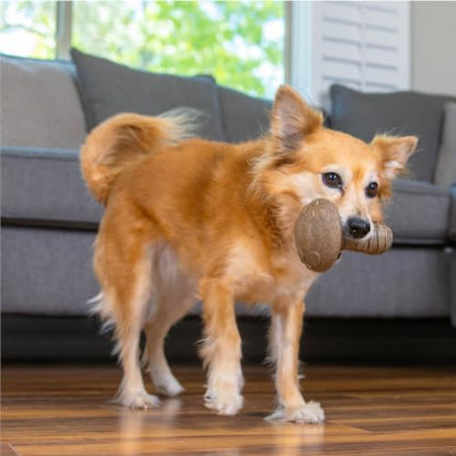 Dogwood Mushroom Dog Chew Toy – Real-Wood Blend, Peanut Butter Scented, Moderate Chewers, Medium, 4.8" x 3.4" x 3.4" - Image 6