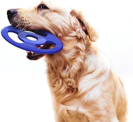 SuperChewer Tough Tug-of-War Flying Disc Toy | Lifetime Replacement | Strong Natural Rubber | Great Tug Disc Fetch Toy for Dogs | Ultra Durable Chew Toys for Aggressive Chewers | For All Breeds - Image 5