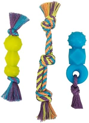 Mini Dentachew Dental Dog Chew Toys, 5-8", 3-Pack by Pupstages