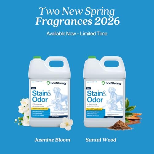 Eco Strong Pet Stain and Odor Remover - Pet Odor Eliminator, Urine Destroyer for Dogs, Pet Urine Enzyme Cleaner | Santel Woods - 128 oz - Image 2