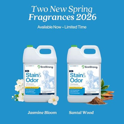 Eco Strong Pet Stain and Odor Remover - Pet Odor Eliminator, Urine Destroyer for Dogs, Pet Urine Enzyme Cleaner | Santel Woods - 128 oz - Image 2