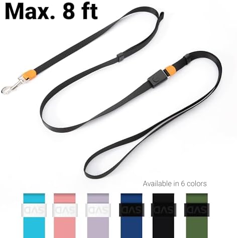 SVD.PET 4-in-1 Hands Free Dog Leash, Versatile Crossbody Dog Leash with Easy Release Buckle, Adjustable Waist Fit for Walking, Jogging and Running Your Pet (Black) - Image 6
