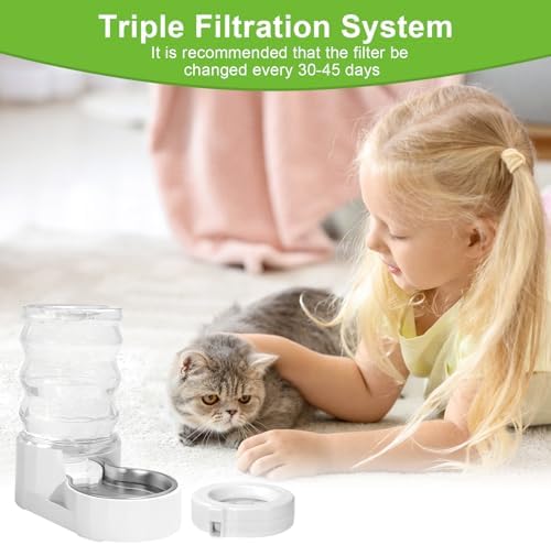 Dog Water Dispenser Filters, Triple Filtration System For 3L/3.6L/4.6L/6L/8L Pet Water Dispenser, Pet Fountain filter Replacement (4 Pcs) - Image 4