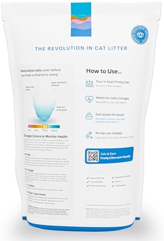 PrettyLitter Health Monitoring Cat Litter, Lotus Flower, 6 lb. Bag - Image 2