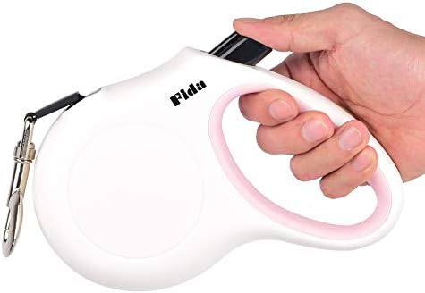 Fida Retractable Dog Leash Large Breed, Heavy Duty 16 ft Dog Walking Leash for Large Dogs up to 110 lbs, 360° Tangle Free, White by Fida