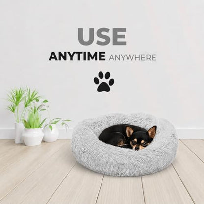 Whiskers & Friends Cat Beds for Indoor Cats & Small Dog, Fluffy Cat Bed - Image 6