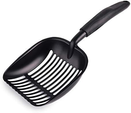 Pets First Cat Litter Scooper - Ergonomic & Easy Grip Design Deep Cleaning with A Non-Stick & No Residue Build-Up – Solid Aluminum, Waterproof - Bonus Hook - 1.75 x 13.25 x 5 - Image 5
