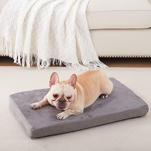 Orthopedic Memory Foam Dog Bed, Cooling Dog Beds for Medium Dogs -Waterproof Pet Bed for Crate with Removable Washable Cover, M(29inch,45Lbs) - Image 6