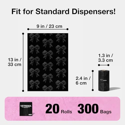 VETRESKA Dog Poop Bags, Leak Proof, Extra Thick and Large, 300 Counts - Image 3
