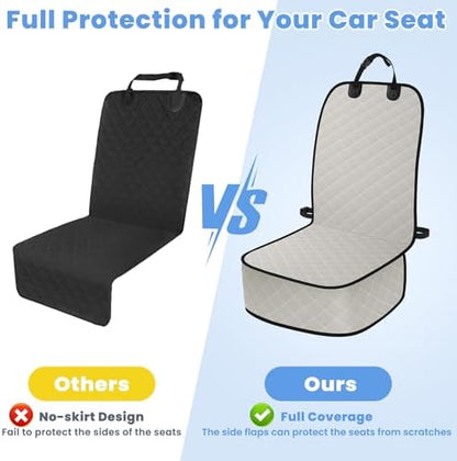 ELONGRIVER Dog Car Seat Covers, Waterproof Front Seat Cover - Image 5