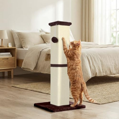 Cat Scratching Post for Indoor Cat, 32 Inch Large Cat Scratcher - Image 6