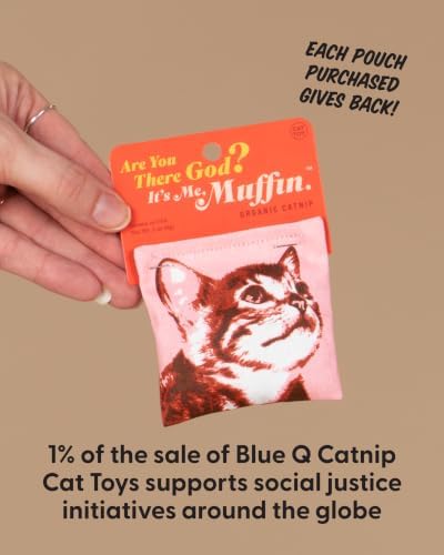 Blue Q Catnip - Cute Cat Toys for Biting w/Funny Graphics - It's Me Muffin - Image 6