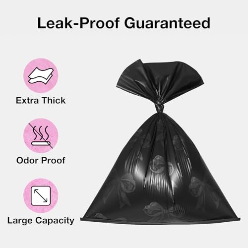 VETRESKA Dog Poop Bags Dispenser with 105 Bags, Rose & Honey Scented - Image 2