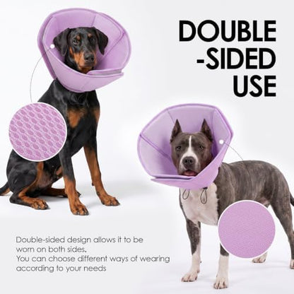 AOFITEE Soft Dog Cone, Adjustable Cones for Dogs After Surgery - Image 5