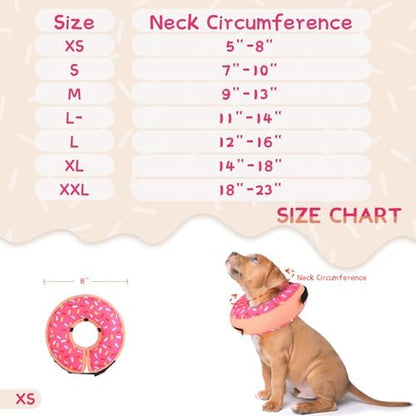 Supet Inflatable Dog Cone Collar for Small Dogs Puppies Cats, Soft Dog Cone Alternative After Surgery for Puppies Cats to Stop Licking - Image 6