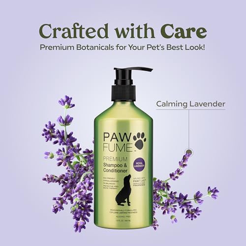PAWFUME Dog Shedding Shampoo and Conditioner, Royal Lavender, 2-Pack - Image 4