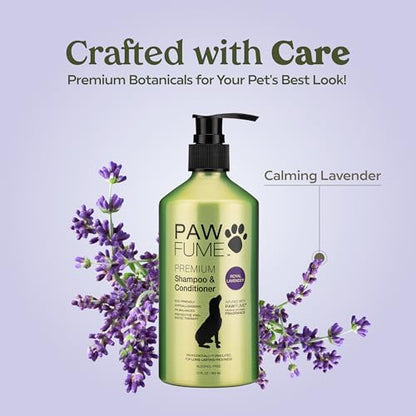 PAWFUME Dog Shedding Shampoo and Conditioner, Royal Lavender, 2-Pack - Image 4