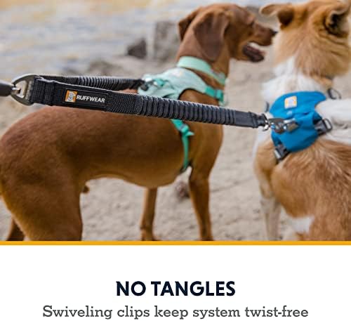 Ruffwear, Double Track Coupler, Double Leash for Two Dogs, Basalt Gray - Image 3