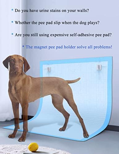 Pee Pad Holder for Dogs Potty Training Pad Magnetic,(White) - Image 2