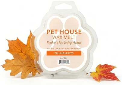Falling Leaves Wax Melts for Warmer Plant-Based Wax, 2 Pack Pet House by OneFurAll