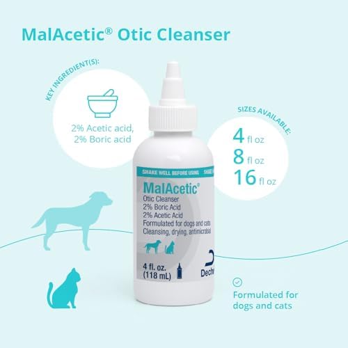 MalAcetic Otic Cleanser for Dogs and Cats, 4 oz - Image 3