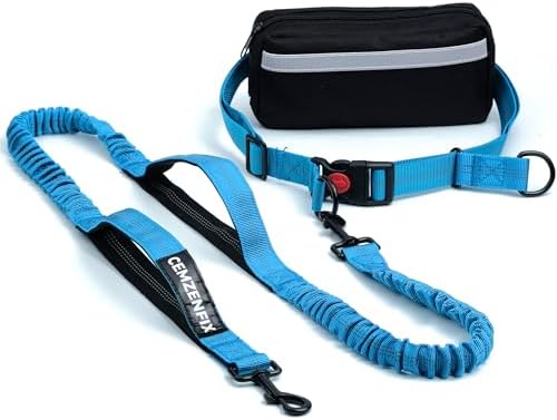 Hands Free Dog Leash with Waist Belt and Bungee for Walking by Unknown