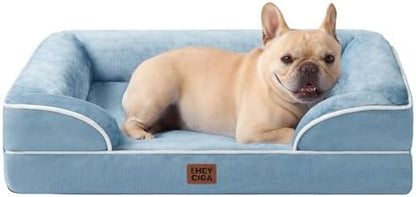 EHEYCIGA Orthopedic Dog Bed Medium Size Dog, Waterproof Washable Pet Beds by EHEYCIGA