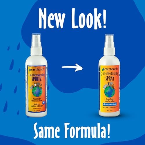earthbath Mango Tango 3-in-1 Dog & Puppy Deodorizing Spritz, 8 Oz (1 Pack) - Image 2