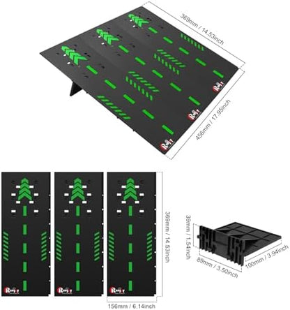 RC Car Ramp Jumping Takeoff Obstacle for 1/12 1/14 1/16 1/18 1/24 Scale Car - Image 2