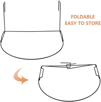 Cat Hammock Pocket Soft Cat Hanging Bed with Sturdy and Durable Iron Frame Warm and Comfortable Cats Hanging Hammock for Small Pets (White)