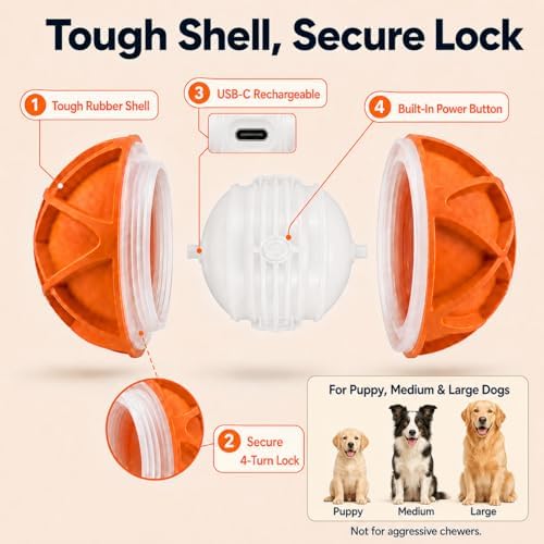 Interactive Dog Ball, Motion-Activated Rolling & Bouncing for Dogs - Image 4