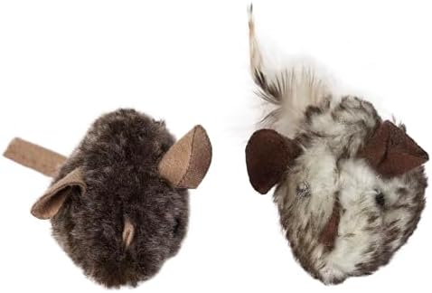 Mad Cat Double Trouble Mice Catnip Cat Toy with Real Mouse Sound, 2 Pack - Image 4