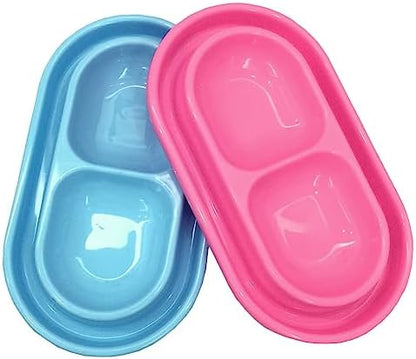 Ant Proof Cat Dish 32 Oz Pet Food Water Bowl for Dogs Cats Blue, M - Image 6