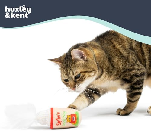Huxley & Kent Plush Crinkle Catnip Cat Toy, Meh Nog - Image 3