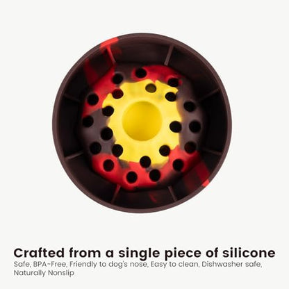 PEGGY11 Volcano-Shaped Silicone Slow Feeder Bowl for Dogs - Image 4
