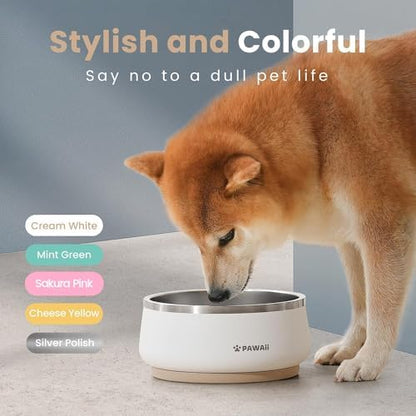 Pawaii Dog Bowl, 34 oz Stainless Steel Food and Water Bowl, ID Tag, 1 Pack - Image 6