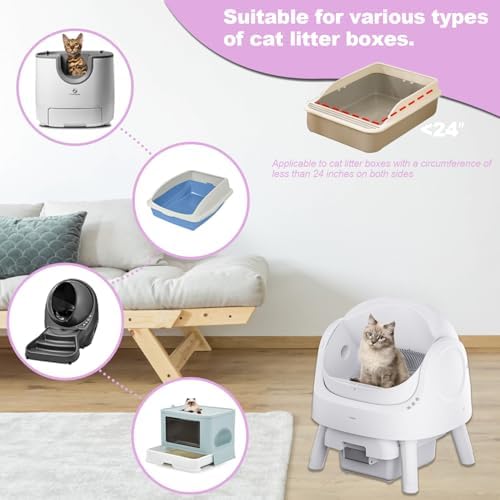 150 Count Cat Litter Bags,25 x16 Inch Automatic Litter Box Liner - Image 2
