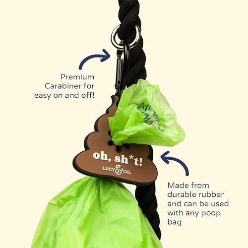Lucy & Co Poop Clip for Pups – Hands-Free Dog Waste Bag Holder – Silicone Doggy Leash Accessories, Pooper Scooper Essentials for Walking in the City, Hiking at the Park & More - Image 4