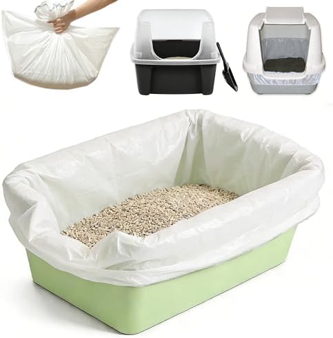 NewKe 6PCS Elastic Litter Box Liners for Catit Jumbo Hooded Cat Litter Pan by NEWKE